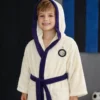 Accappatoio con cappuccio junior in spugna 6 anni INTER