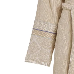 Accappatoio donna con cappuccio PIP STUDIO Soft Zellige spugna khaki