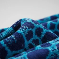 Accappatoio UNISEX Carrara in spugna con cappuccio OCEAN blu