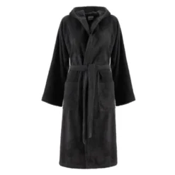 Accappatoio UNISEX con cappuccio Bassetti Pop Color Ardesia G1