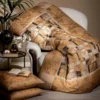 ALVIERO MARTINI plaid in raso 130x170 1classe Geo Chain NEW