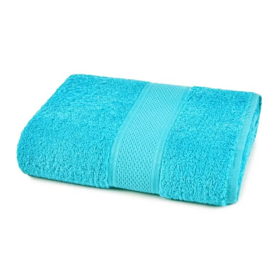 Asciugamani sfusi - ospite- viso- telo Bassetti POP COLOR turchese T5