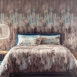 Bassetti completo copripiumino in cotone City Now 41