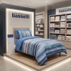 BASSETTI | Copripiumone in cotone piazza e mezza Extension B1