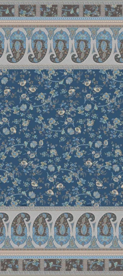 Bassetti Granfoulard Genova B1 telo arredo sul Blu 180x270
