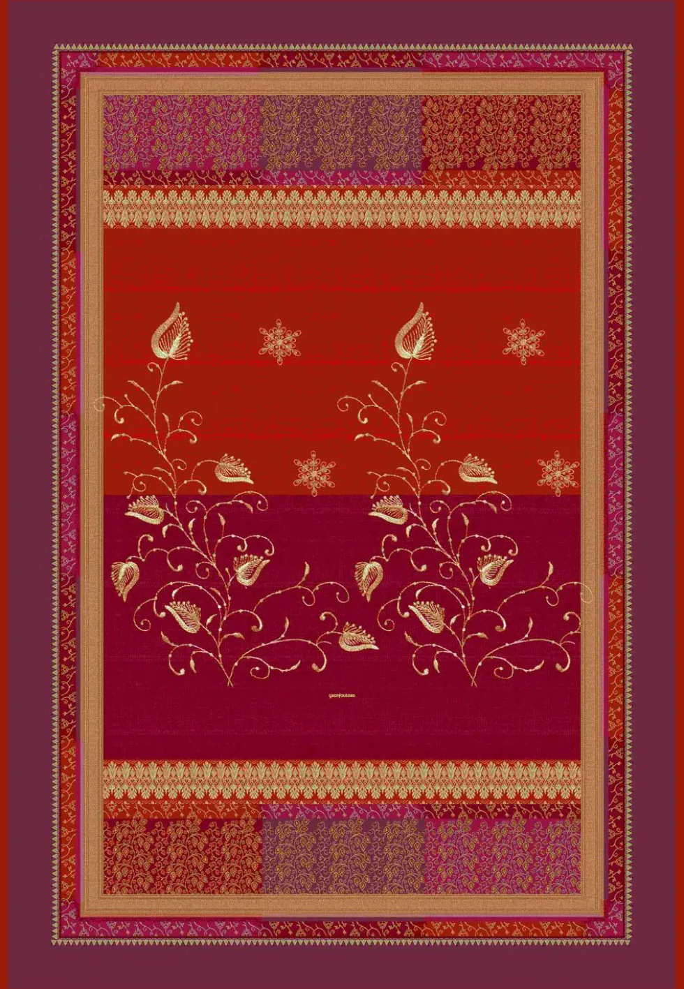 Bassetti Granfoulard Plaid BERNINA v1 135x190 caldo morbido