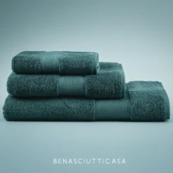 Bassetti POP COLOR Asciugamani sfusi - ospite- viso telo verde bosco Z4