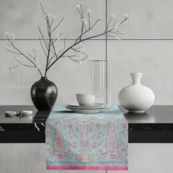 Bassetti Runner da tavolo Granfoulard Indian Roses T1 50x150