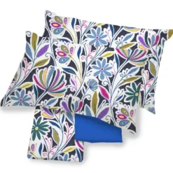 Benasciutticasa Completo letto matrimoniale cotone – Giardino Astratto multicolor