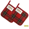 Bossi Casa 2 Presine da cucina 20x20 cm bordo applicato 0335