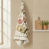 Canovaccio Vintage floreale Tag House | Strofinaccio Shabby 58x80