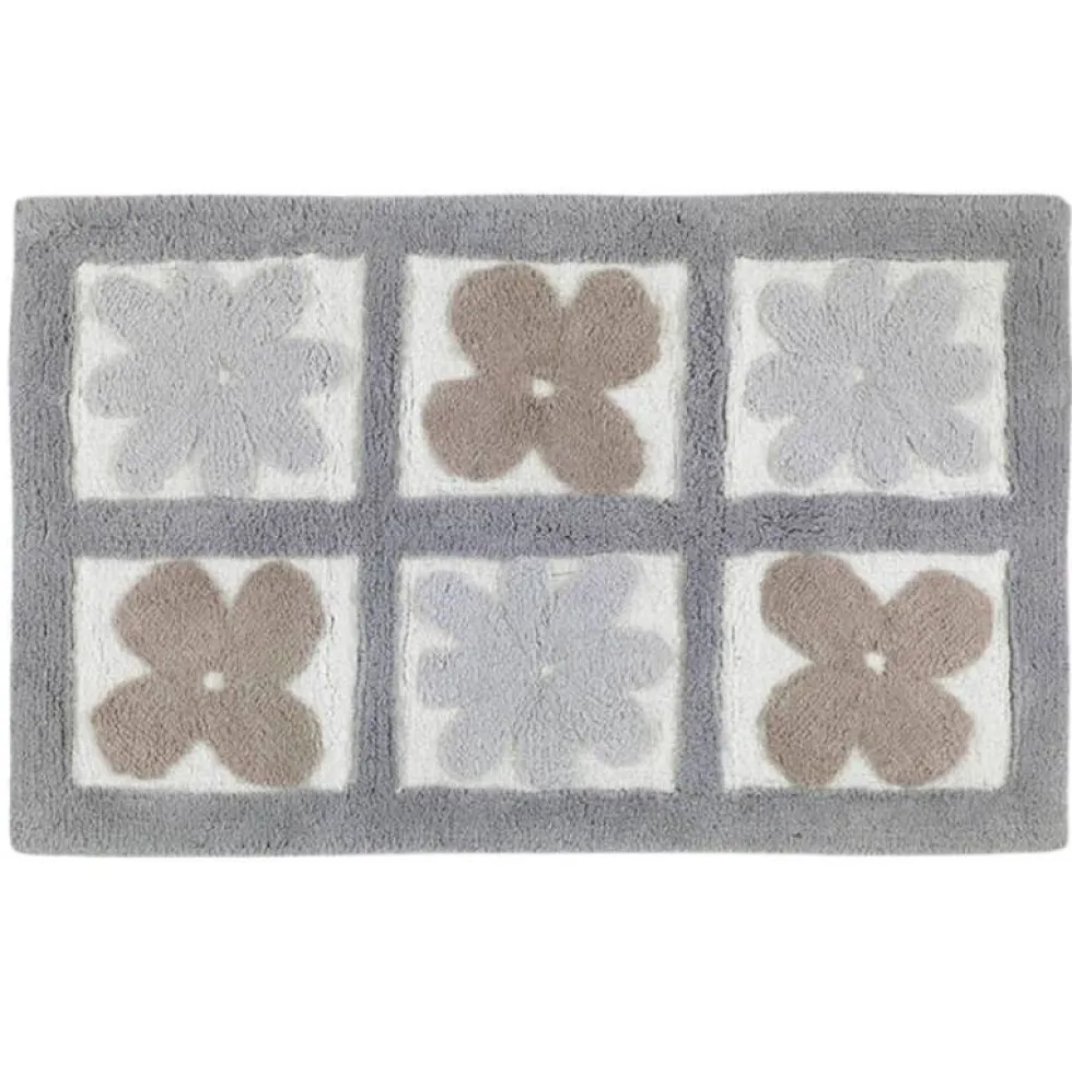 CARRARA Tappeto bagno in cotone 1500 gr Marrakech grigio