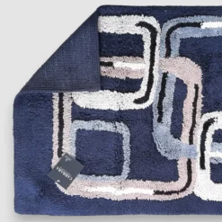 CARRARA Tappeto bagno in cotone 1500 gr ASAKO blu