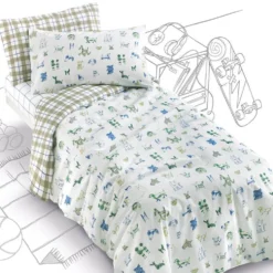 Completo copripiumino cotone Gabel TEEN Woof mattino