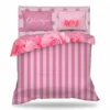 Completo Copripiumino matrimoniale Camomilla 100% raso Roses