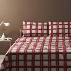 Completo lenzuola Bassetti matrimoniale in cotone CHECK R1