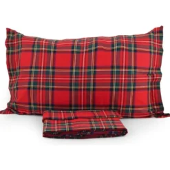 Completo lenzuola invernale 2 piazze caldo cotone BossiCasa KING 1376