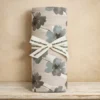 Completo Letto Alicante Floreale Azzurro matrimoniale | 100% Cotone
