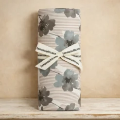 Completo Letto Alicante Floreale Azzurro matrimoniale | 100% Cotone