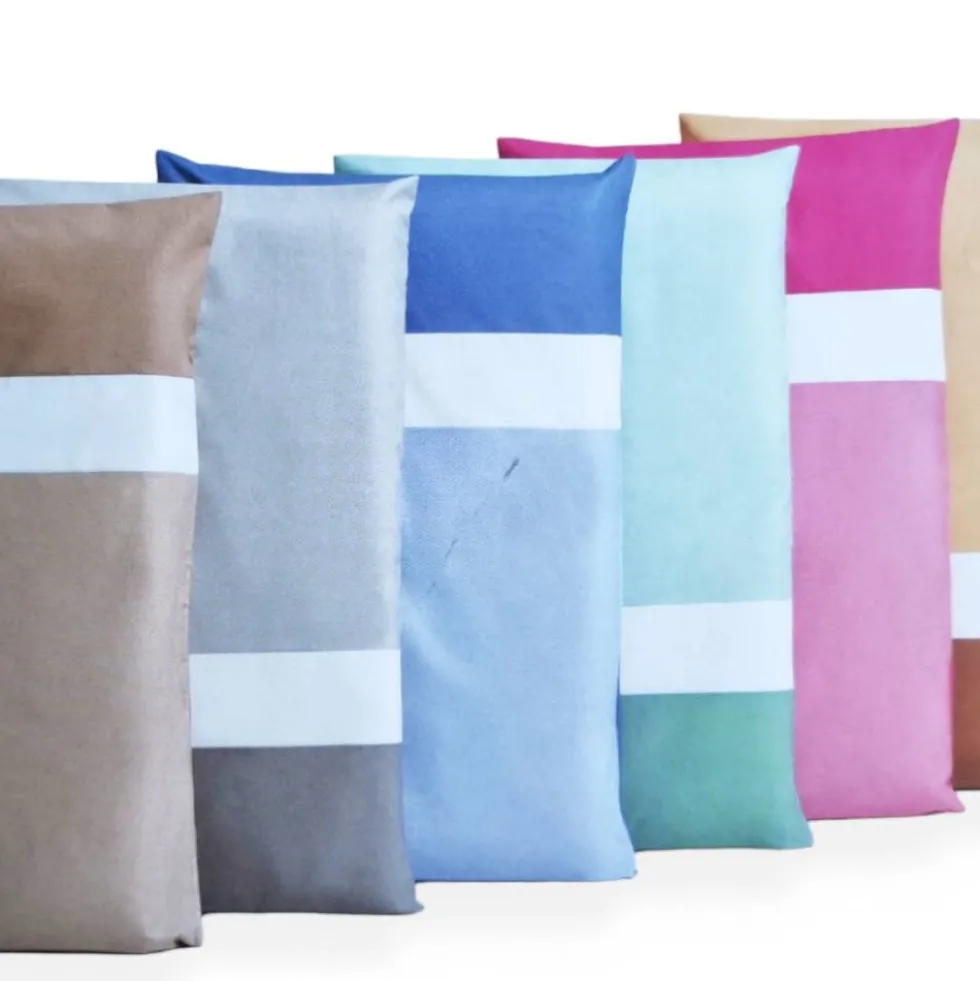 Completo letto matrimoniale Grigio chiaro Asfalto Puro cotone