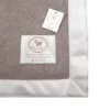 Coperta invernale Lana e Cashmere FRIDA Greige Matrimoniale 250x220 cm