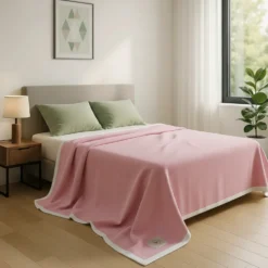 Coperta invernale Lana e Mohair 400 Co.BI Fucsia 270x230 MAXI