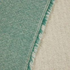 Coperta lana merino lavabile in lavatrice matrimoniale verde acqua