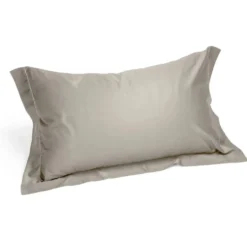 Coppia di federe RASO di cotone con 3 volani 50x80 RARUS