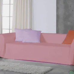 Copridivano copritutto telo Panama RARUS 170x300 cm - rosa