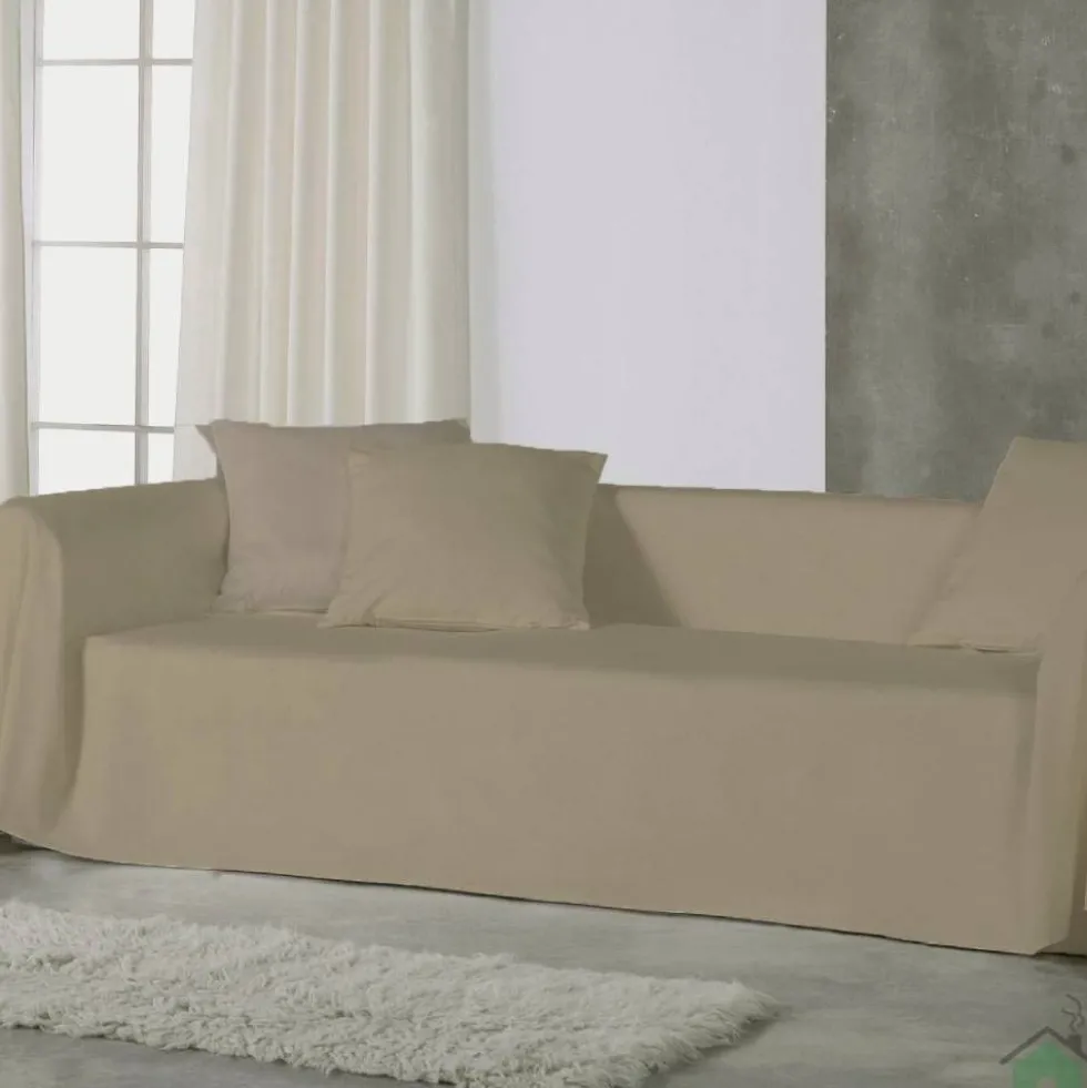 Copridivano copritutto telo Panama 260x300 cm - corda