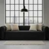 Copridivano copritutto telo Panama 350x300 cm - nero