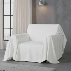 Copridivano copritutto telo Panama RARUS 170x300 cm - bianco