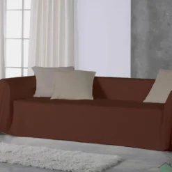 Copridivano copritutto telo Panama 260x300 cm - cacao