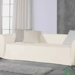 Copridivano copritutto telo Panama RARUS 350x300 bianco naturale