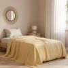 Copriletto estivo singolo Gabel Hugo Giallo Oro | 100% Cotone Sicuro
