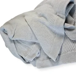 Copriletto in cotone waffle matrimoniale ZUCCHI Palestro grigio