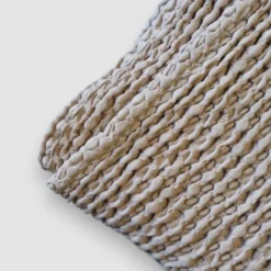 Copriletto matrimoniale Apone, beige, tessuto goffrato, 260x260 cm