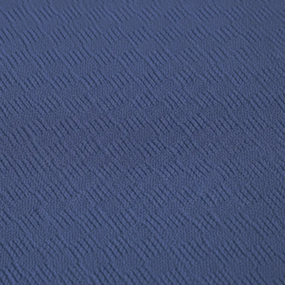 Copriletto matrimoniale in piquet di cotone GABEL HUGO blu