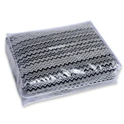 Copriletto trapuntato matrimoniale 2 piazze Missoni Home OZ bianco nero