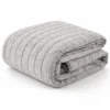 Copriletto trapuntato Singolo grigio 170x260 Anallergico | Soft Effect