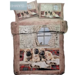 COPRIPIUMINI NATALE 2022- Set copripiumino SHARPEI