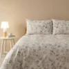 Copripiumino con federe in percalle matrimoniale Zucchi Dalia beige