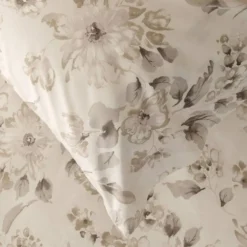 Copripiumino con federe in percalle matrimoniale Zucchi Dalia beige
