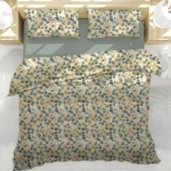 Copripiumino con federe Odil foliage Matrimoniale verde