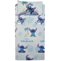 Copripiumino e federa in cotone DISNEY Lilo&Stitch singolo Isola