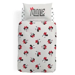 Copripiumino in cotone completo Caleffi Disney Minnie Retrò
