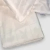 Copripiumino matrimoniale e federe in raso PLAYBOY Jacquard bianco