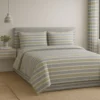 Copripiumino MIRABELLO EMPORIUM Cortina RIGHE BLU e BEIGE
