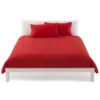 Copripiumino misura maxi 270 x 270 copritrapunta matrimoniale puro cotone ISTAR - rosso