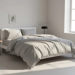 Copripiumino misura maxi 270x270 copritrapunta puro cotone ISTAR perla